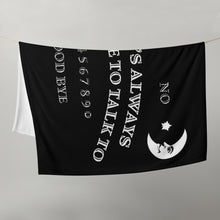 Load image into Gallery viewer, Someone To Talk To: Ouija Board Throw Blanket