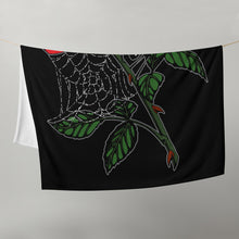 Load image into Gallery viewer, The Spider's Rose Throw Blanket