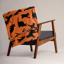 Load image into Gallery viewer, Playful Black Cats Throw Blanket