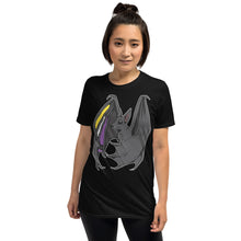 Load image into Gallery viewer, Pride Bat - NonBinary Pride Short-Sleeve T-Shirt