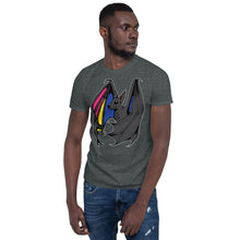 Load image into Gallery viewer, Pride Bat - Pan Pride Short-Sleeve T-Shirt