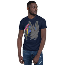 Load image into Gallery viewer, Pride Bat - Pan Pride Short-Sleeve T-Shirt