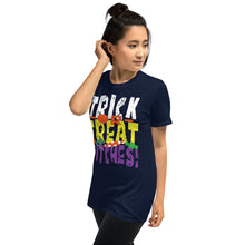 Load image into Gallery viewer, Trick or Treat Witches! Short-Sleeve T-Shirt