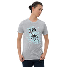 Load image into Gallery viewer, Skeletal Rudolf the Red Nosed Reindeer Unisex T-Shirt