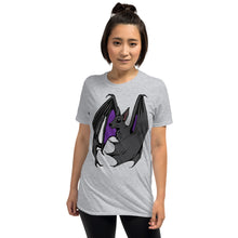 Load image into Gallery viewer, Pride Bat - Ace Pride Short-Sleeve T-Shirt