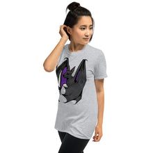 Load image into Gallery viewer, Pride Bat - Ace Pride Short-Sleeve T-Shirt