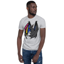 Load image into Gallery viewer, Pride Bat - Pan Pride Short-Sleeve T-Shirt