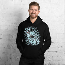Load image into Gallery viewer, Skeletal Rudolf the Red Nosed Reindeer Unisex Hoodie