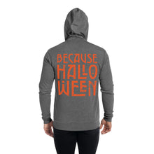 Load image into Gallery viewer, Because Halloween zip hoodie