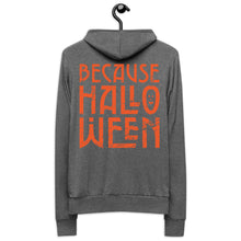 Load image into Gallery viewer, Because Halloween zip hoodie