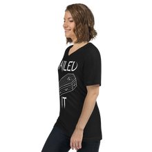 Load image into Gallery viewer, Nailed It Coffin V-Neck T-Shirt