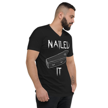 Load image into Gallery viewer, Nailed It Coffin V-Neck T-Shirt