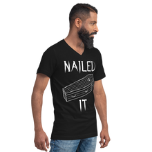 Load image into Gallery viewer, Nailed It Coffin V-Neck T-Shirt