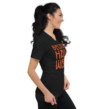 Load image into Gallery viewer, Because Halloween V-Neck T-Shirt