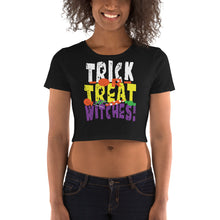 Load image into Gallery viewer, Trick or Treat Witches! Crop Tee
