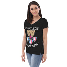 Load image into Gallery viewer, Protect Trans Kids Recycled V-Neck T-Shirt (Adult Size)