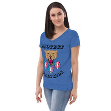 Load image into Gallery viewer, Protect Trans Kids Recycled V-Neck T-Shirt (Adult Size)