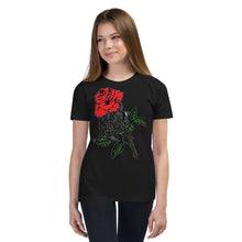 Load image into Gallery viewer, The Spider's Rose Youth Short Sleeve T-Shirt