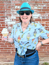 Load image into Gallery viewer, Isssscream Cone Unisex Button Up
