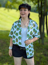 Load image into Gallery viewer, Summerween White Unisex Button Up
