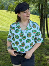 Load image into Gallery viewer, Summerween White Unisex Button Up
