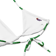 Load image into Gallery viewer, Summer Pumpkin on White Recycled String Bikini

