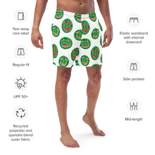 Load image into Gallery viewer, Summer Pumpkins on White Swim Trunks
