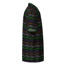 Load image into Gallery viewer, Colorful Hearses Black Unisex Button Up
