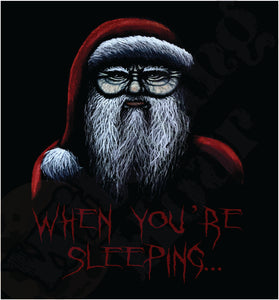 When Your Sleeping - Sinister Santa Zip Hoodie