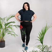 Load image into Gallery viewer, The Spider&#39;s Rose Plus Size Leggings
