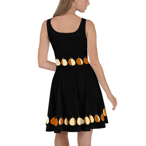 Pumpkin Phases Skater Dress