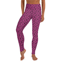 Load image into Gallery viewer, Playful Black Cats Leggings Pink
