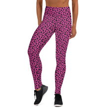 Load image into Gallery viewer, Playful Black Cats Leggings Pink
