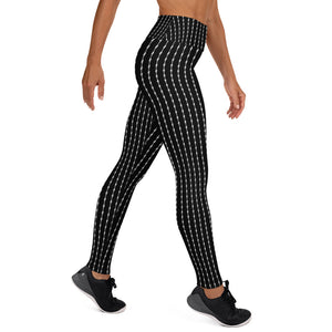 Bone PinStripe Yoga Leggings