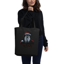 Load image into Gallery viewer, When Your Sleeping - Sinister Santa Eco Tote Bag
