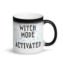 Load image into Gallery viewer, Witch Mode Matte Black Magic Mug
