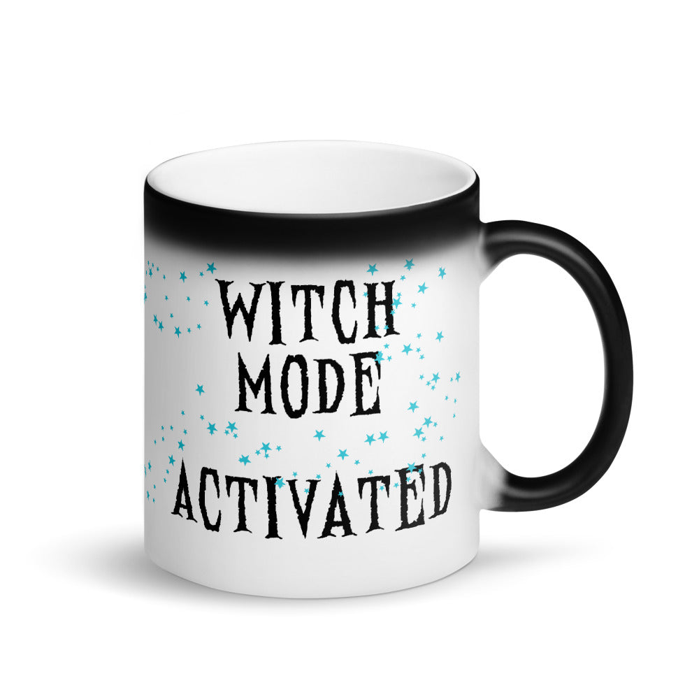 Witch Mode Matte Black Magic Mug
