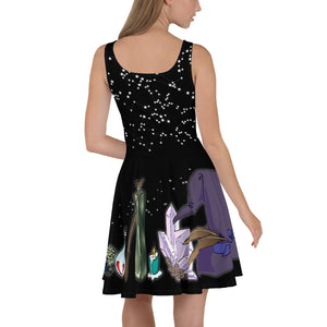 Witchy Constellation Skater Dress