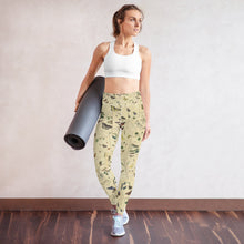 Load image into Gallery viewer, Vintage Insect Illustrations Yoga Leggings
