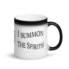 Load image into Gallery viewer, Summon the Spirits Matte Black Magic Mug
