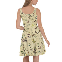 Load image into Gallery viewer, Vintage Insect Illustrations Skater Dress

