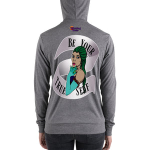 True Self Mermaid zip hoodie