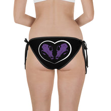 Load image into Gallery viewer, Skulls &amp; Hearts Bikini Bottom Purple
