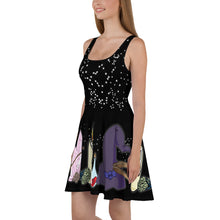 Load image into Gallery viewer, Witchy Constellation Skater Dress
