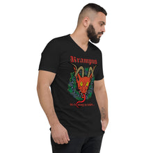 Load image into Gallery viewer, Krampus is Coming V-Neck T-Shirt
