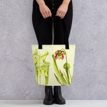 Load image into Gallery viewer, Vintage Pitcher Plant Illustrations Tote bag
