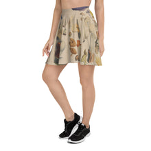 Load image into Gallery viewer, Vintage Fungi Illustrations Skater Skirt
