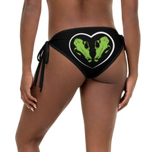 Load image into Gallery viewer, Skulls &amp; Hearts Bikini Bottom Green
