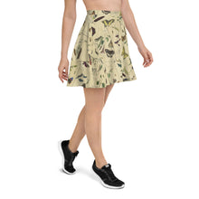 Load image into Gallery viewer, Vintage Insect Illustrations Skater Skirt
