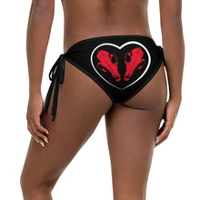 Load image into Gallery viewer, Skulls &amp; Hearts Bikini Bottom Red
